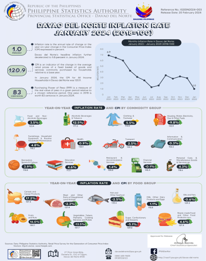 January 2024 Inflation Infographic