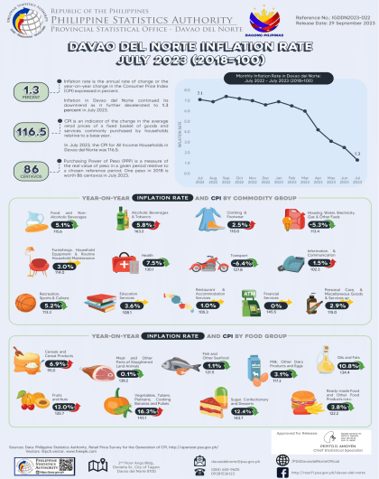 July 2023 Inflation Infographic